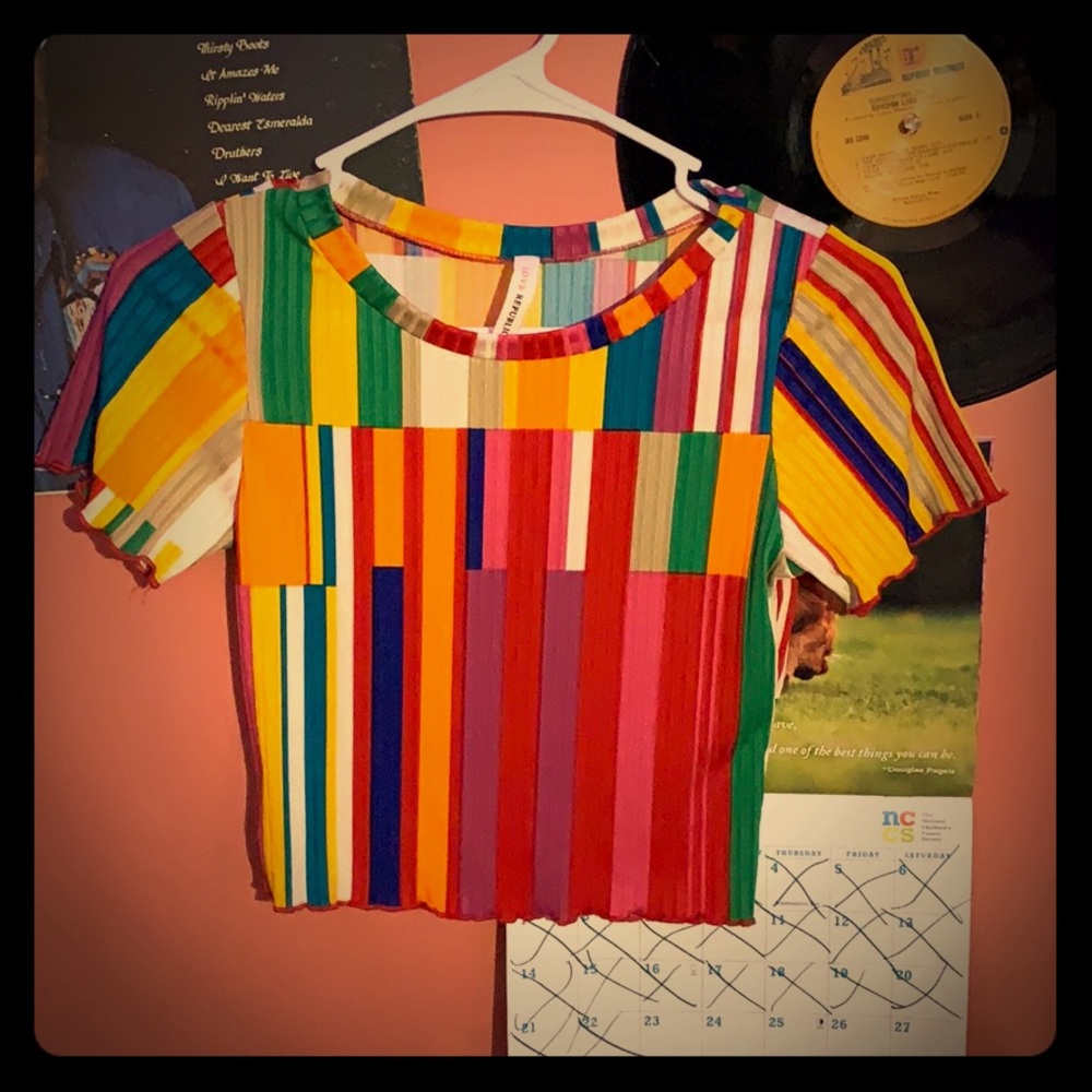 Love Republic Colorful Crop Top